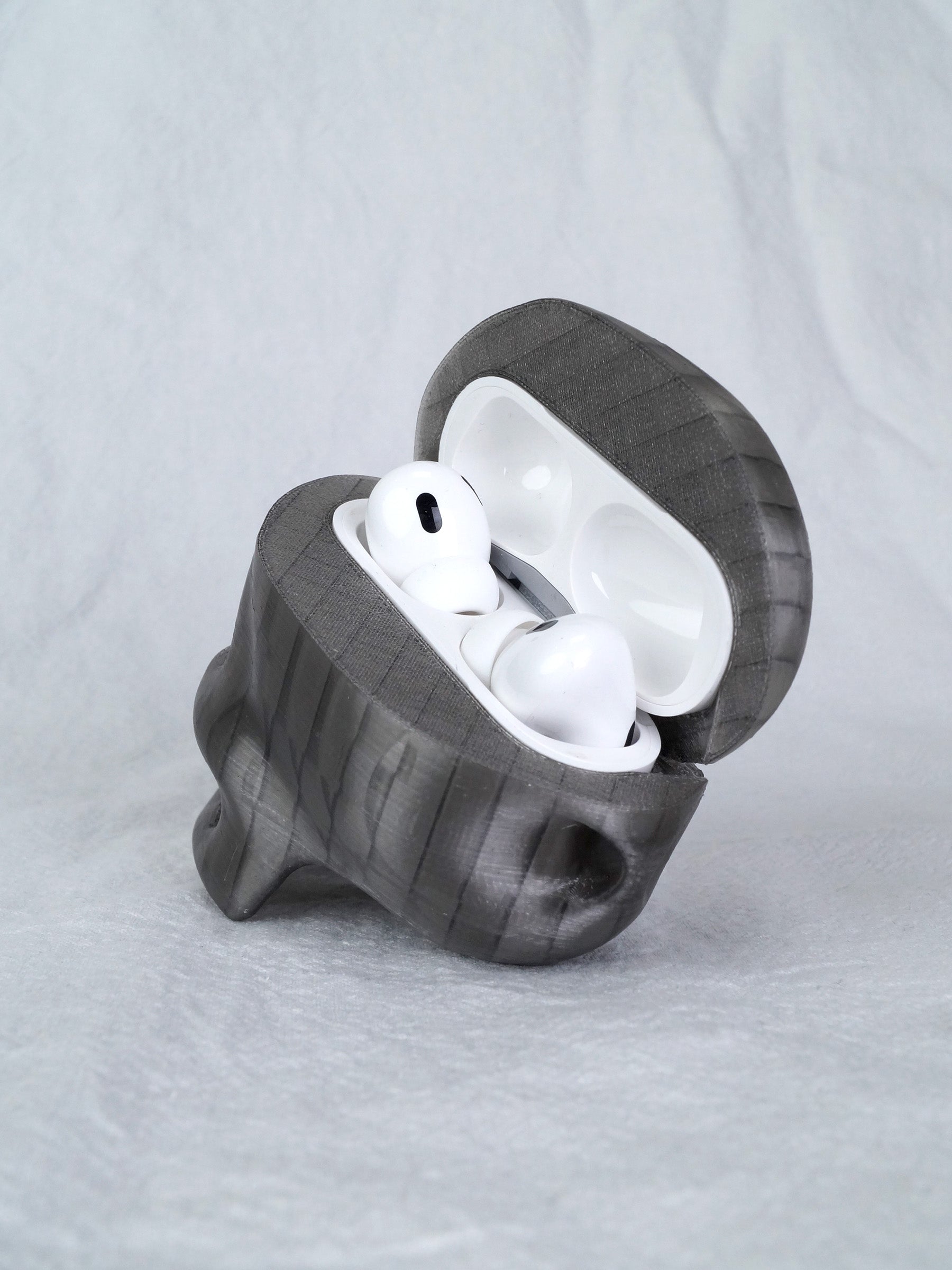 Ice Skull AirPods Case (Ice Grey)