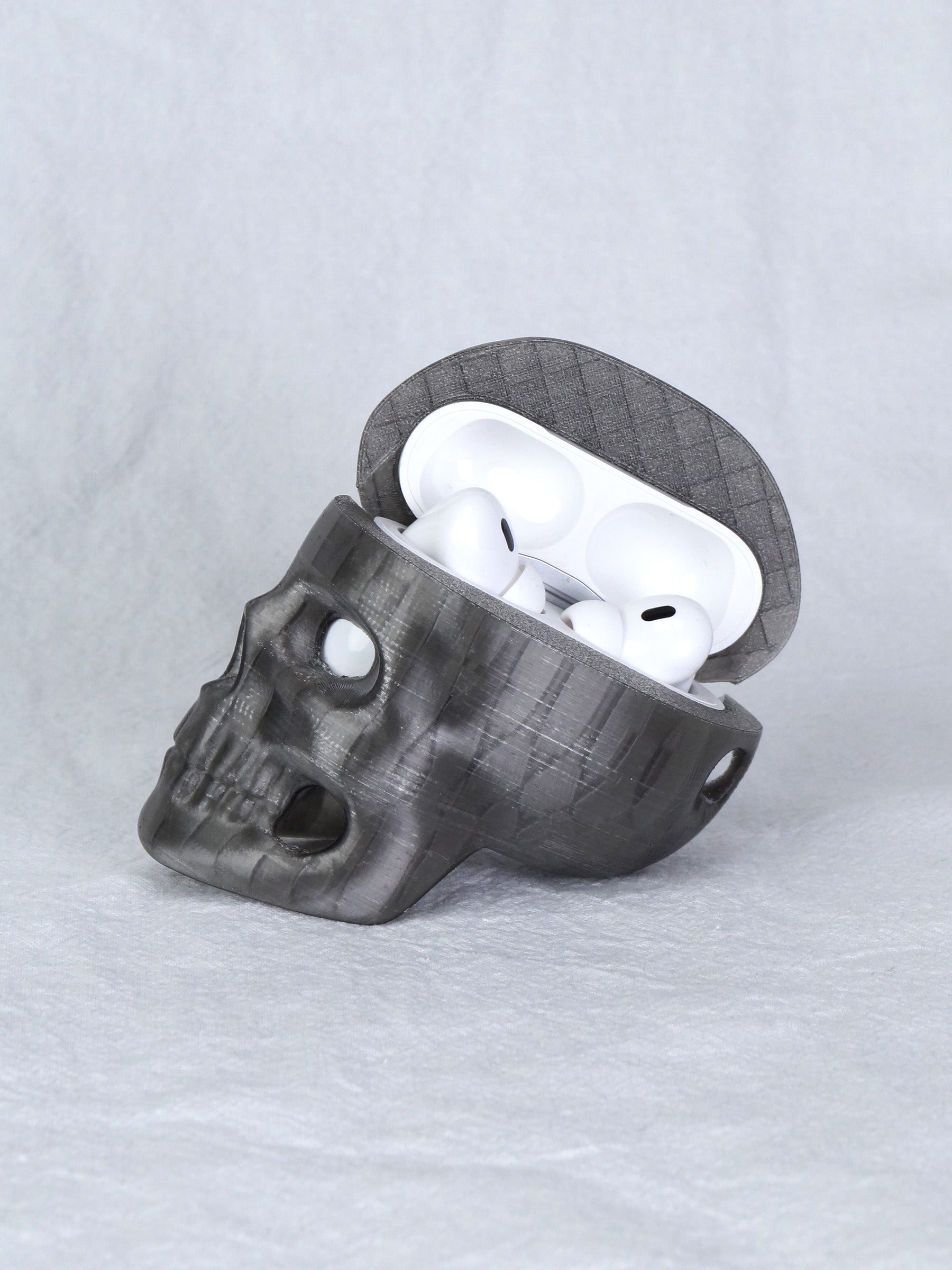 Ice Skull AirPods Case (Ice Grey)