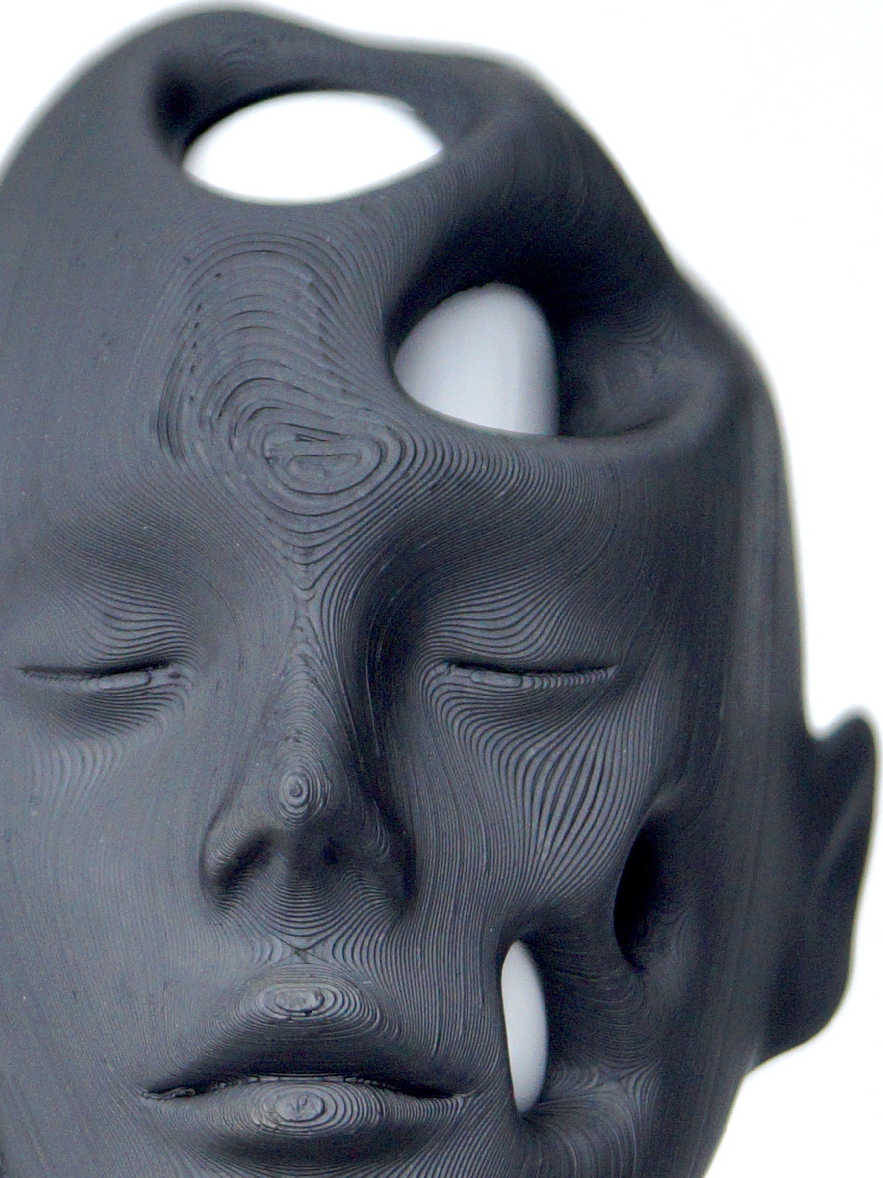 Broken Statue AirPods Case (Black)