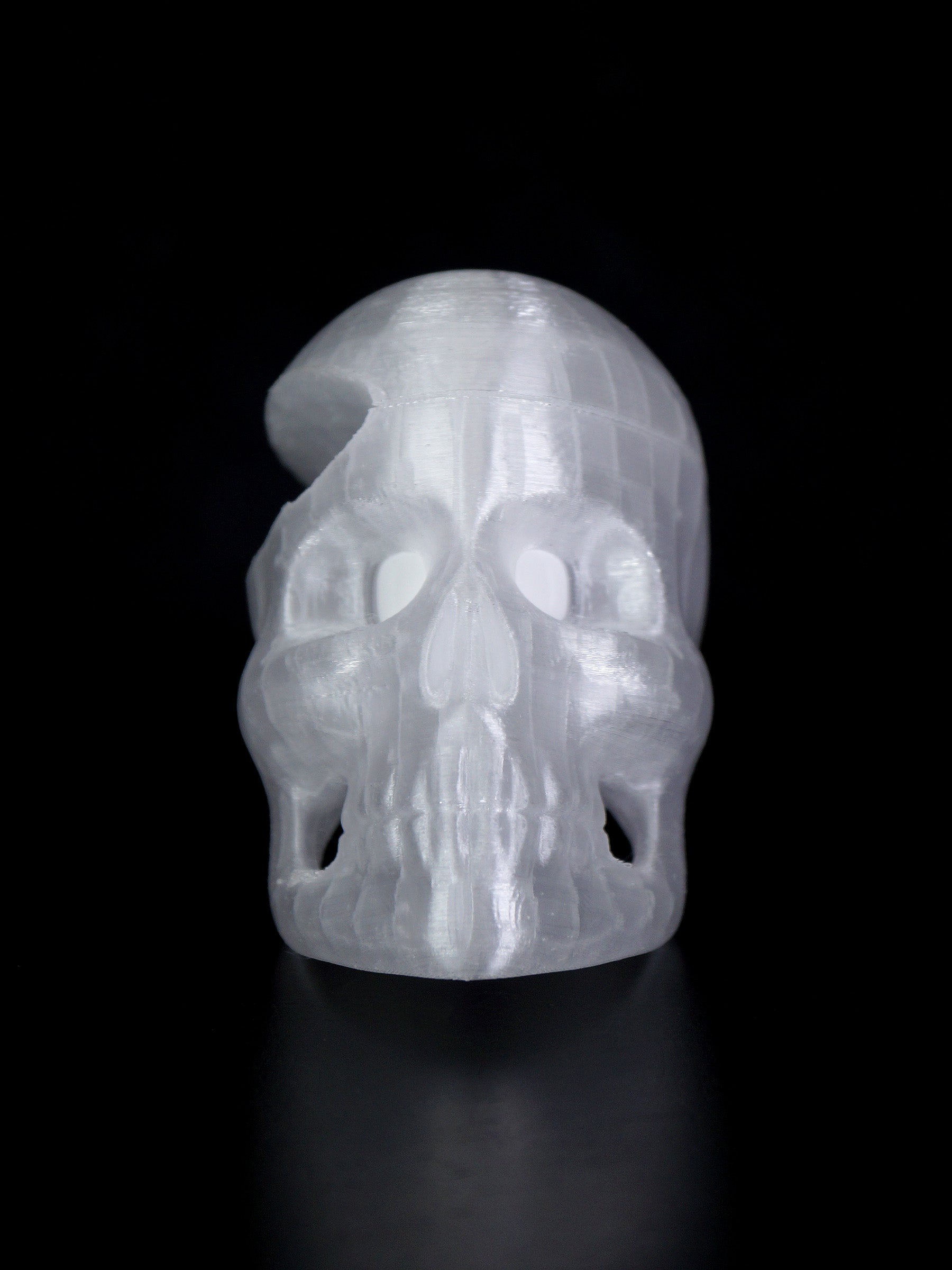Ice Skull AirPods Case (Ice White)