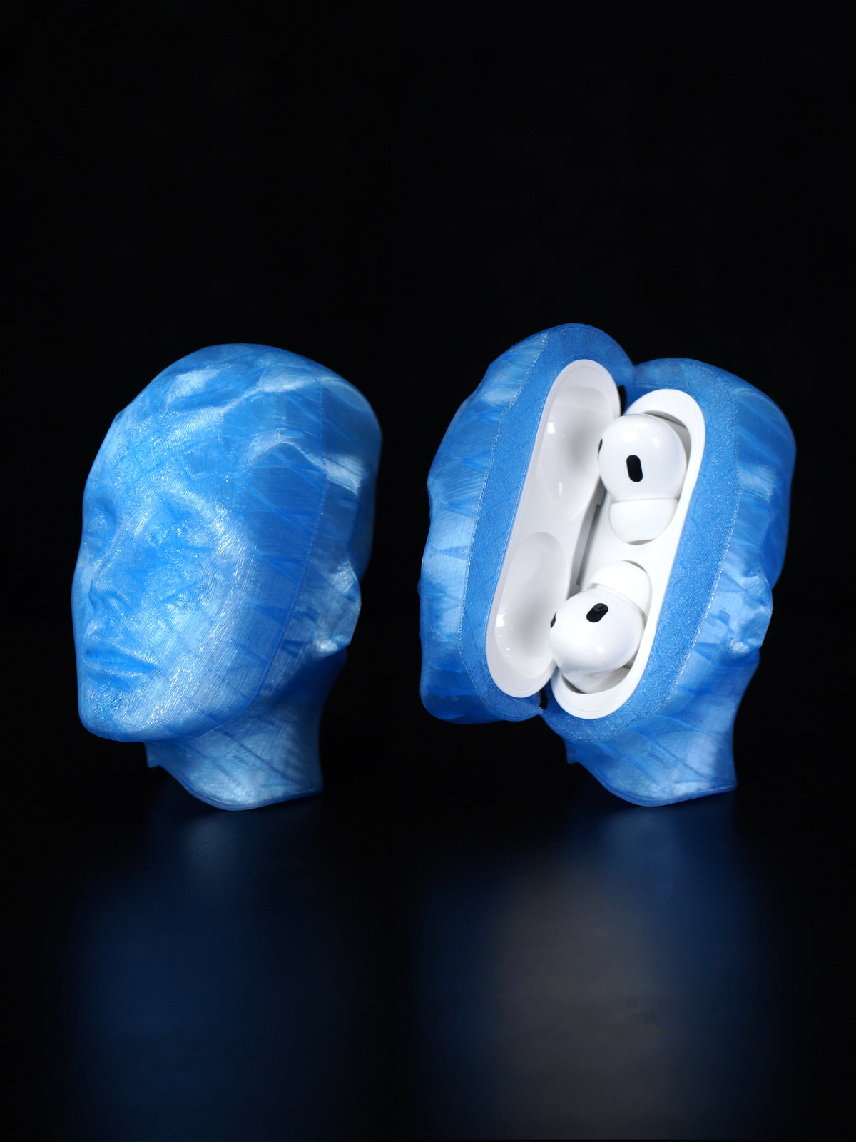 Ice Statue AirPods Case (Ice Blue)