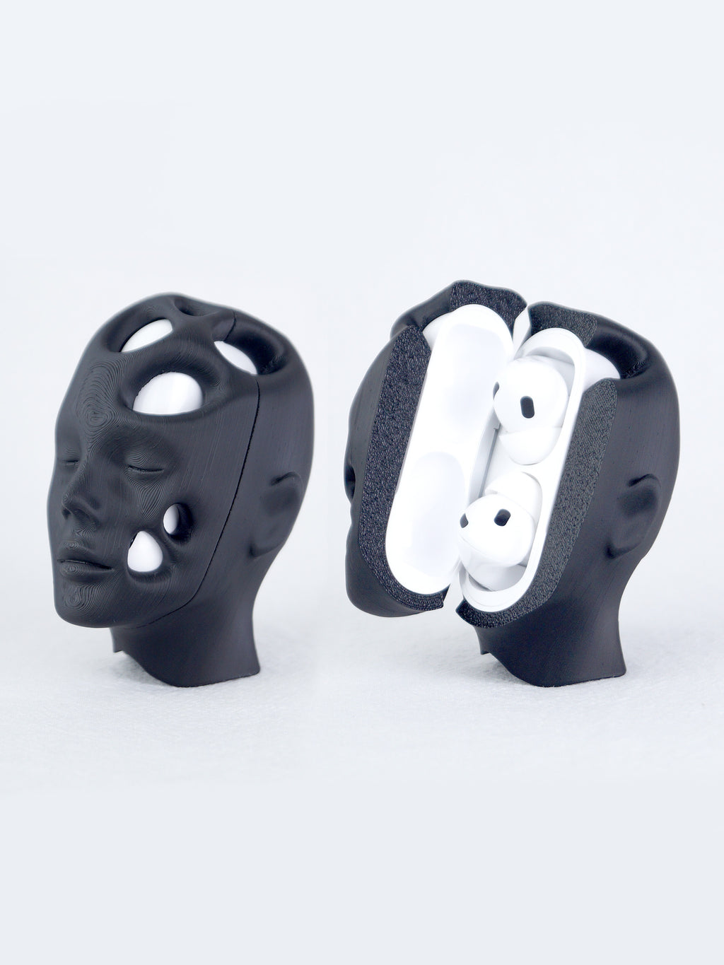 Broken Statue AirPods Case (Black)